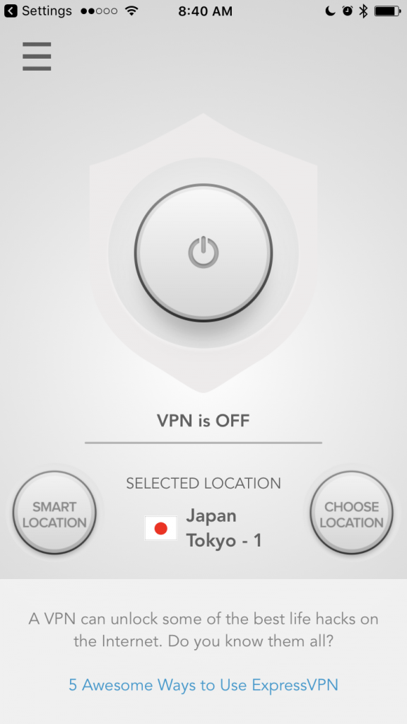 您的iPhone的易于使用的VPN。